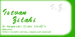 istvan zilahi business card